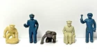 Marx  Service Gas Station Original 60 MM Playset Figures 1952-1955 Complete Set