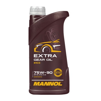 75W 90 MANNOL Extra Getriebeöl 1 Liter API GL 4 / API 5 LS SAE 75W90 Getriebe Öl