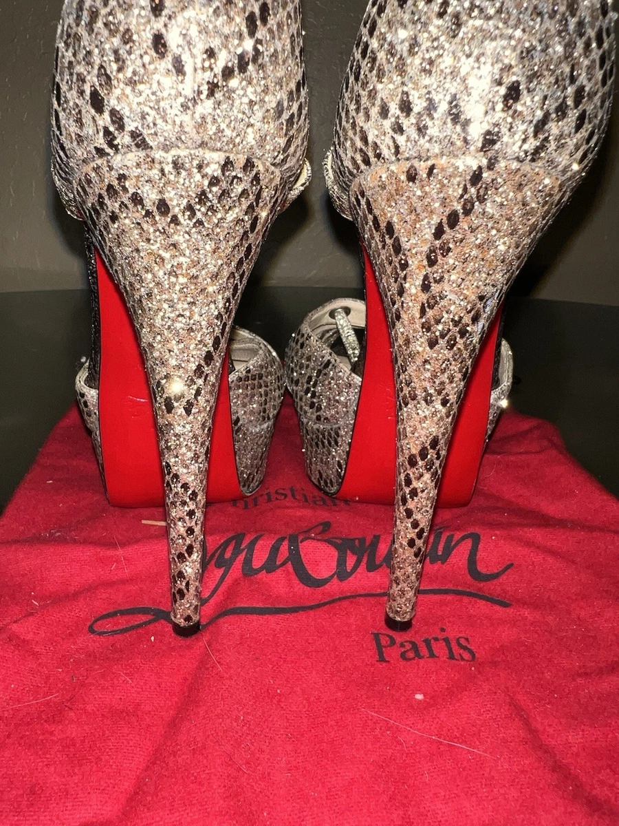 Christian Louboutin Gold Heels for Women for sale - eBay