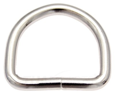 10 St. D-Ringe 40mm x30x4,0 Stahl vern. Halbrund Ring Halbrunde D Ringe D-Ring