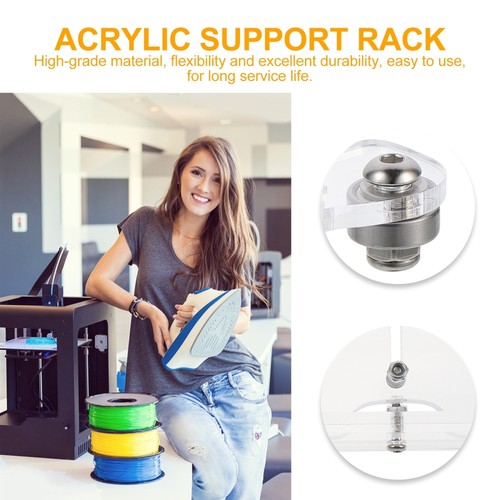 Transparent Consumables Holder Adjustable Printer Material Stand Filament - 第 7/12 張圖片
