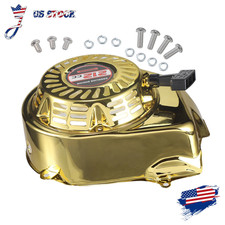 Gold Pull Recoil Starter Assembly Fan Cover Housing For Honda GX160 GX200 CT200U