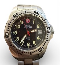 Swiss Military Hanowa Men's Diver Watch 095.0489 - Stainless Steel 100M Water