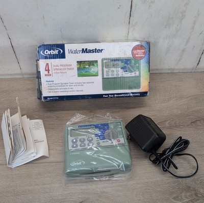 Orbit Water Master 4 Station Automatic Sprinkler System Timer Model 57114 New
