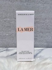  140 Alabaster La Mer The Soft Fluid Long Wear Foundation, SPF20, 1oz/30ml, NIB