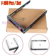 LOT 1-100Pc 3.5" SAS SATA HDD Tray Caddy For HP Apollo 4200 4510 ML110 350 DL325