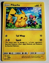 Pikachu 29/30 Sun & Moon Trainer Kit: Lycanroc & Alolan Raichu Common