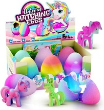 Dan Darci Unicorn Hatching Surprise Eggs for Kids - 6 Pack - Grows 600 - Unicor