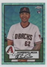 2021 Topps Chrome Platinum Anniversary Aqua Wave Refractor Humberto Mejia 1ei2