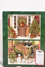 "Heart and Home" 2 Designs Boxed Christmas Cards by Susan Winget, 16 Cards