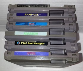 &iexcl;LOTE DE 6 JUEGOS NES! BATALLA DE OLYMPUS RAMPAGE ESP&Iacute;A VS ESP&Iacute;A &iexcl;Y M&Aacute;S! &iexcl;&iexcl;&iexcl;ASPECTO PROBADO!!!!