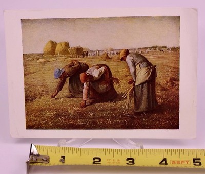 Millet Jean-Francois The Glaners Louvre Museum Musée France French Postcard 850