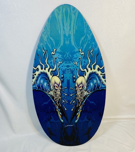Drew Brophy Surfing Skeletons Art Body Board Skimboard Shark Skimz Wall Decor