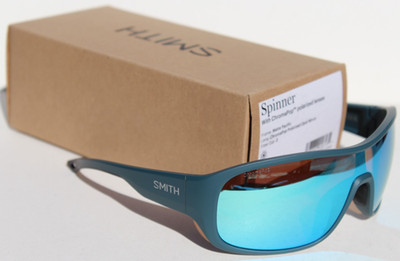 SMITH OPTICS Spinner POLARIZED Sunglasses Pacific/ChromaPop Opal Mirror $237