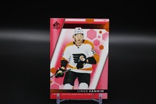 2022-23 SP Authentic Hockey Linus Sandin #186 Red Limited Future Watch Flyers