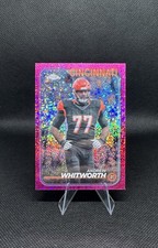 2024 Topps Chrome Magenta Pink Speckle Refractor #30 Andrew Whitworth #d 86/399