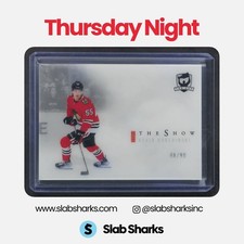 2023 UPPER DECK THE CUP #SW-KI KEVIN KORCHINSKI THE SHOW WHITE RC ROOKIE /99