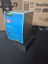 MeanWell NDR-480-24; AC or DC DIN Rail Power Supply 1 Output 24V 20A