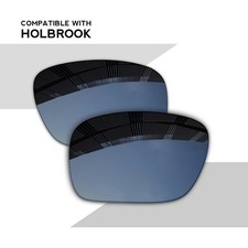 Wholesale POLARIZED Replacement Lenses For-Oakley Holbrook OO9102-Black Chrome