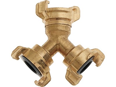 1er PACK(Stk) GEKA 33.3341 Abzweigstück GEKA plus Messing Schlauchgröße 9,5-38 m