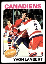 1975-76 Topps Yvon Lambert Montreal Canadiens #17