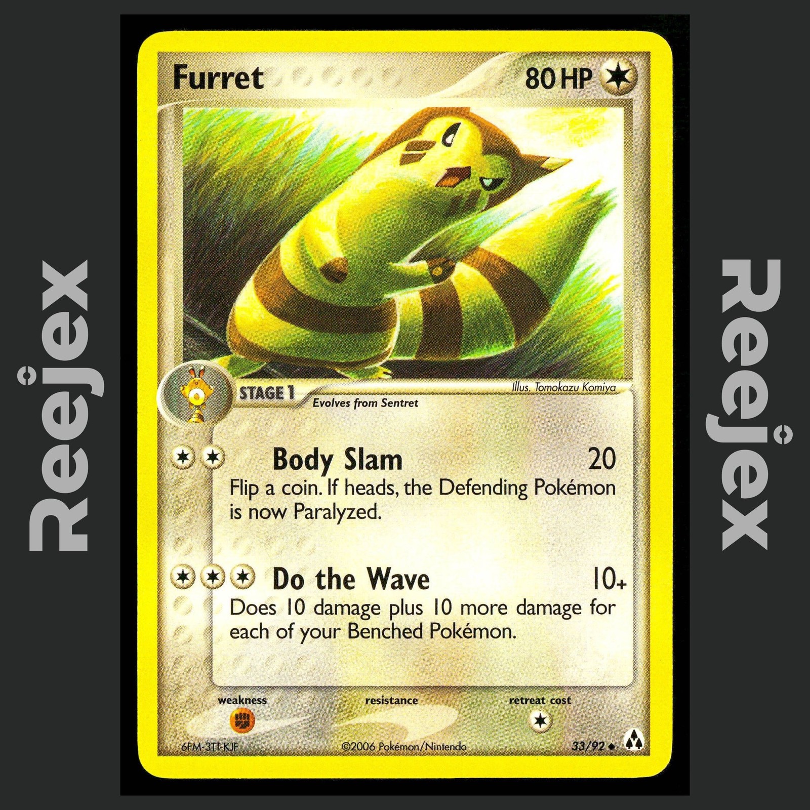 Furret - 33/92 - Uncommon - Legend Maker - Pokemon Card - NM/M