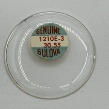 Bulova 1210E-3 Watch Crystal Snap-In Dome 30.55mm Clear