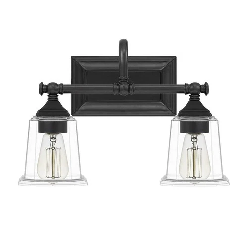 Nicholas 2 Light Transitional Bath Vanity - 10 Inches high-Brushed Nickel Finish - Picture 10 of 12