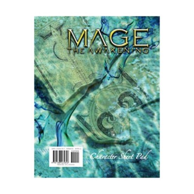 White Wolf Mage The Awakening Character Sheet Pad SW (New)