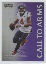 2020 Panini Playoff Call to Arms Purple Prizm Deshaun Watson #CA-7 0ax5