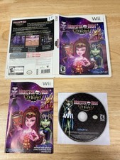Monster High 13 Wishes Nintendo Wii CIB Tested