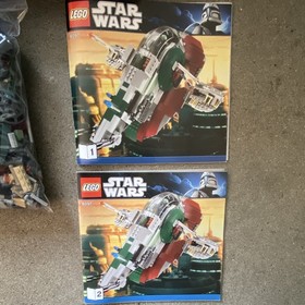 LEGO Star Wars 8097 Slave I Set 573pcs Boba Fett Han Solo Carbonite Box Manual
