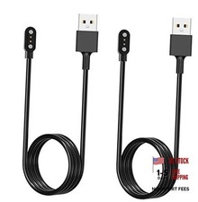 2-Pack 3.3FT Smart Watch Charger Magnetic USB Charging Cable for Letsfit