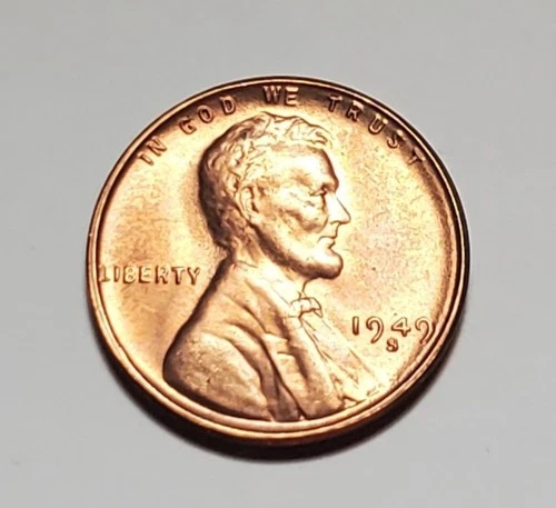 1949 S LINCOLN WHEAT PENNY UNC #P3602