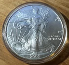 2003 Silver Eagle $1 Dollar 1oz Uncirculated .999 -MS-Brilliant Uncirculated-