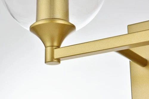 Elegant Lighting LD7308W16 Eero 2 Light 16"W Vanity Light - Chrome - Picture 10 of 12