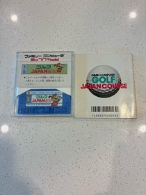 Nintendo Famicom Disk System Mario Golf Japan Course FDS US Seller +Manual