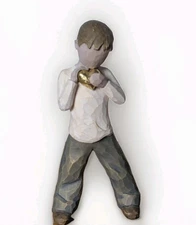 Willow Tree Heart of Gold Boy Figurine Susan Lordi Demdaco 2004  #26142