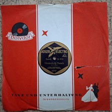 Schallplatte 78 Polydor Tanz und Unterhaltung