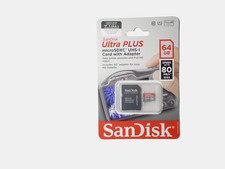 SanDisk Ultra Plus Micro SDXC with Card Adapter 64gb, 80MB/s
