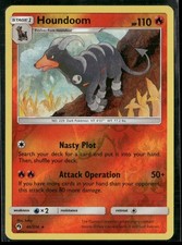 Houndoom Reverse Holo Rare SM - Lost Thunder 46/214 NM
