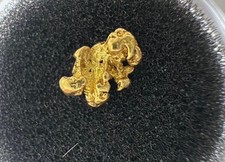 .877g JapaneseNugget-23k+ &ldquo;GOLDEN PUZZLE PIECE&rdquo; - Lucky Gold-  Hishikari Mine