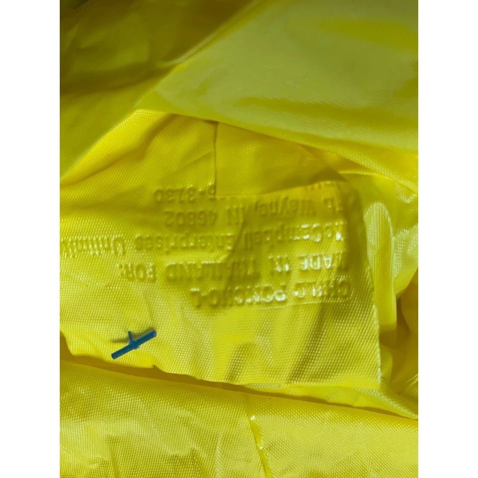 Poncho de lluvia amarillo Disney Mickey Mouse niños impermeable vintage Foto 2 de 2