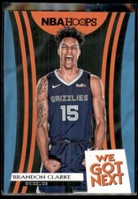 2019-20 Hoops Premium Stock We Got Next Blue Brandon Clarke RC Memphis Grizzlies