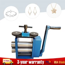 Manual Combination Rolling Mill Machine Jewelry Metal Tools Equipments NEW 75mm