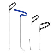 4 pcs WHDZ Puller Rods – Car Dent Paintless Repair Hail Removal Push Tool Kits