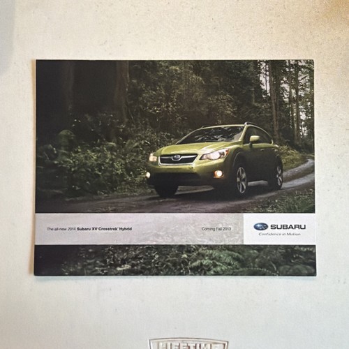 2014 SUBARU XV CROSSTREK HYBRID DEALER SHOWROOM SALES BROCHURE CATALOG BOOKLET