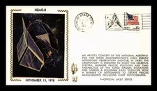 SPACE HEAO-B HIGH ENERGY OBSERVATORY  ZASO SILK CREW CACHET COVER  1975 UNADDR