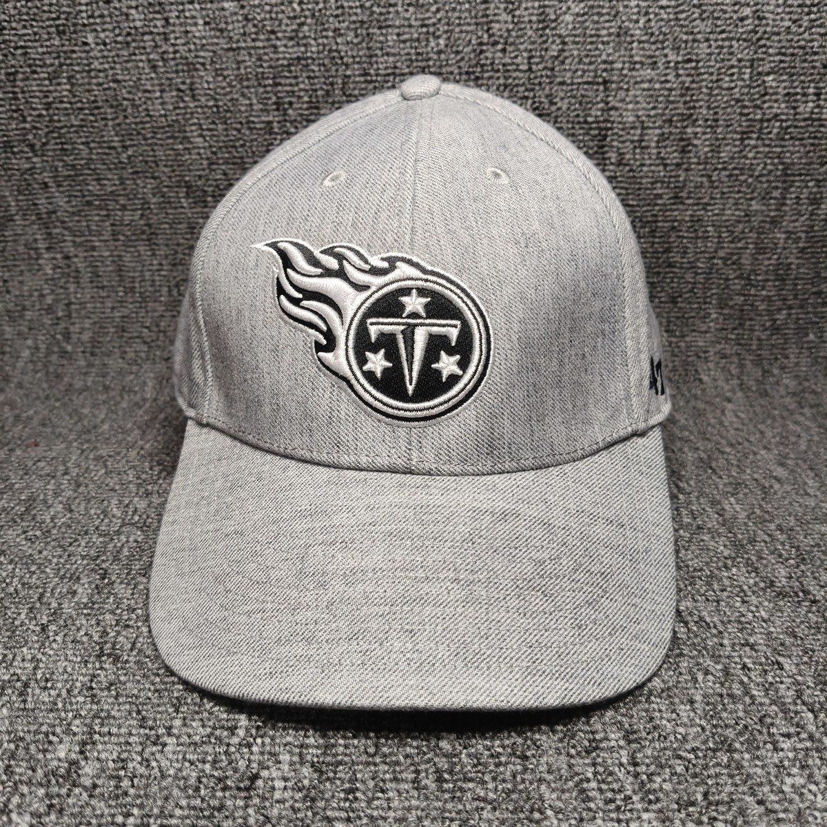 '47 Brand Tennessee Titans NFL Gray Heather Snapback Hat Cap Curved Br