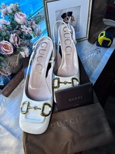gucci horsebit slingback pumps